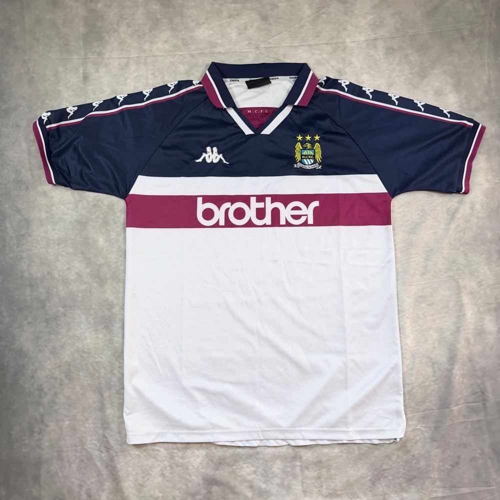 Vintage 1997/1998 Kappa Manchester City soccer jersey